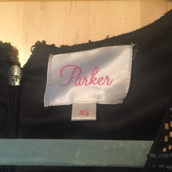 Parker NY XS beaded mini dress - Picture 2 of 4